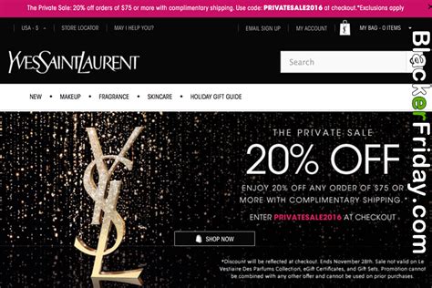 does ysl have black friday sale|YSL beauty black friday sale.